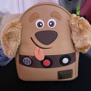 Disney Mini Backpack in Brown and Tan with Plush Ear Accents